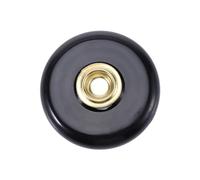Kisangel Cello End Pin Stand Holder Non Slip Base Black with Insert Durable Floor Protector for Cello Practice and Performance Walnut Effect