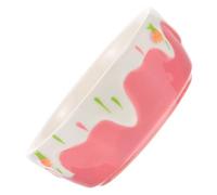 Kisangel Ceramic Food Bowl for Hamsters Rats and Guinea Pigs Ceramic Material Large Daily Feeding Use As Pet Food Bowls for Small Animals