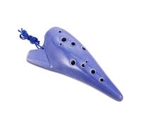 Kisangel Ceramic Ocarina Instrument Alto C Flute with Protective Case and Music Artistic Wind Instrument for Beginners Students Classroom Practice and Small Performances