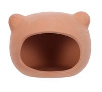 Kisangel Ceramic Reptile Hideout Cave for Frogs and Toads, Secure Shelter for Wellbeing in Aquarium or Terrarium
