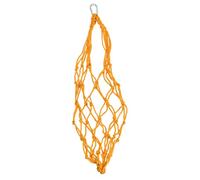 Kisangel Chicken Feeding String Pouch Hanging Foraging Toy Net Bag Yellow Practical Feeding Basket for Hens and Parrots