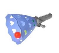 Kisangel Childrens Outdoor Catching Ball Game for Interactive Parent Blue Hollow Elastic Throw and Catch Ball Portable Fun for Family Gatherings Indoor and Outdoor Play
