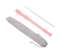 Kisangel Clarinet Soprano Recorder for Pink German Style Treble Flute Instrument Beginner Musical Boys and Bright Sound