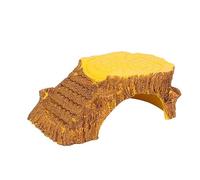 Kisangel Climbing Ladder Resin Turtle Cave Aquarium Ornament Hideout Platform Fresh/salt Water