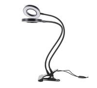 Kisangel Clip Design Dual-Headed LED Plant Grow Light with USB Power, Aluminium Alloy and Abs Material, for Indoor Plant Growth and Greenhouse Use
