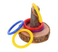 Kisangel Cockatiel Toys Parrot Cage Accessories Wooden Intelligence Training Toy for Birds