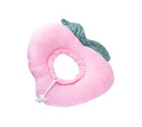 Kisangel Comfortable Pet Dog Cats Cone Collar Prevents Licking Chewing Pp Cotton Cat Neck Collar for Healing Pink 1pc