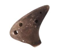 Kisangel Compact Mini Ceramic Ocarina High Pitch Key Lightweight Travel Instrument for Versatile Music Styles and Family Fun