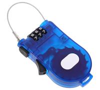 Kisangel Compact Snowboard Cable Lock Password Anti-Lost Security for Ski Boards and Bicycles, Portable Plastic Safety Lock for Outdoor Activities