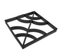 Kisangel Concrete Mold for Pathway 40X40X4Cm Reusable Plastic Stepping Stone Paving Tile Mold Cement Walkway Casting Mould for Garden Patio Lawn