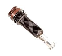 Kisangel Copper Guitar End Pin Jack with Threaded Cylinder Body Output Socket for Acoustic Electric Guitars Noise Signal Transfer Portable and Easy to Install