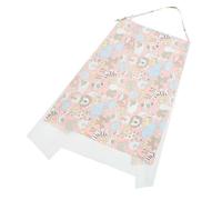 Kisangel Cotton Nursing Cover for Infant Breastfeeding Reusable and Windproof Mom Nursing Apron Breathable Solid Style Privacy Cover Suitable for Everyday Use and Going