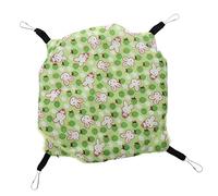 Kisangel Cozy 35x35cm Pet Hammock Bed Hamster Flannel Nest Double Layer Safe Fun for Small Pets
