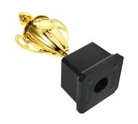 Kisangel Creative Plastic Trophy with Unique Playing Figurine for Student Competitions and Party Props Smooth Surface Award Cup for Talent Shows and Recess Games Base for Custom Nameplate