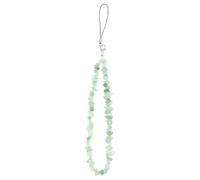 Kisangel Crystal Gem Key Chain Phone Rope Beaded Design for Keys Mobile Phone Hanging Chain as Fashion Accessory