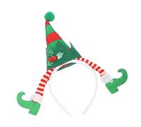 Kisangel Cute Christmas Headband Elf Leg Style Xmas Hair Hoop Holiday Hair Accessory for Festive Parties Suitable for Various Hairstyles and Long Term Use