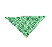 Kisangel Cute Pet Kerchief Lucky Shamrock Print Dog Bandana Triangular Scarf for Pet