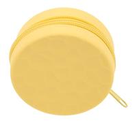 Kisangel Cute Round Silicone Coin Purse with Zipper for Convenient Storage of Small Items and Earphone Cables, Prevents Tangling, Mini Wallet with Wrist Strap for Women