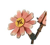 Kisangel Daisy Flower Building Puzzle Wooden DIY Craft Kit Sustainable Material Creative Floral Home Decor Educational Activity Gift for Christmas Holiday Party