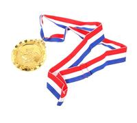 Kisangel Decorative Football Medal with Ribbon Lightweight Hanging Soccer Award Medal for Sports Meeting Party Favor and Player Match Recognition