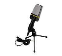 Kisangel Desktop Microphone with Tripod for Karaoke Singing and Audio Recording Interference Computer Microphone for Streaming and Chatting and Laptop