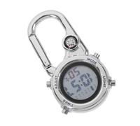 Kisangel Digital Carabiner Watch for Climbing with Night Glow and Portable Metal Design, Suitable for Adventure and Outdoor Activities