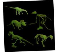 Kisangel Dinosaur Skeleton Models for Glow Dark Assembling Dinosaurs Environment Friendly Educational Fun for Parties and Desktop Decoration