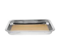 Kisangel Dissection Pan with Wax: Stainless Steel Dissecting Plate - Wax-Lined Dissection Tray for Biology Education Experiments Scientific Lab Equipment 12.2x8.3x1.6"