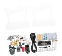 Kisangel DIY Electronic Harp Soldering Kit String Lyre Harp DIY Soldering Construction for Musical Instrument Making