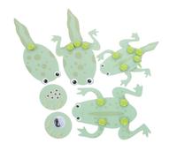 Kisangel DIY Frog Growth Cycle Model Kit for Educational Biology Learning Material with Tadpole Transformation Stages Visual Science Activity for Preschool and Student Science Experiments