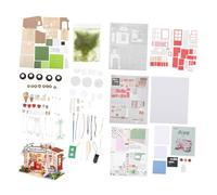 Kisangel DIY Mini House Model Craft Kit Decorative House Model Observation Analytical Skills for Creative Play