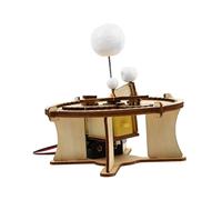 Kisangel Diy Space Model Sun Earth Moon Assembled Toy for Teaching Aids Space Planet Toy for Boys and Girls Solar System Celestial Bodies Puzzle for Stem Kit