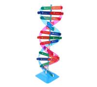 Kisangel Dna Molecular Model Kit Double Helix Structure Educational Teaching Prop for Students and Teachers Construction Compact for Classroom and Home Learning Science Exhibitions