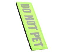 Kisangel Do Not Pet Service Dog Patch Reflective Nylon Hook and Loop Tape for Vest Collar Night Safety