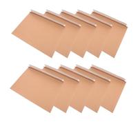 Kisangel Document Wallets for Cardboard 25pcs in Brown Self-Sealing Feature and Stay Flat Design Secure Shipping of Using Sturdy Paper Photos, Art Prints, and Documents Homes and Offices