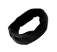 Kisangel Dog Grooming Earmuff Small Black Comfortable Noise Reducing Pet Ear Cover Soft Elastic Cotton Hat for Winter Protection and Stress Relief