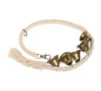 Kisangel Dog Potty Training Bell Rope Doorbell for Dogs Safe Comfortable for Pets Teach Your Puppy to Signal for Outdoor Potty