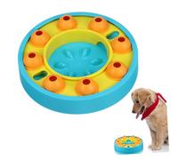 Kisangel Dog Treat Dispenser Interactive Slow Feeder Puzzle for Dogs Durable Food Dispensing with Non Slip Base Encourages Mental Stimulation and Physical Activity for Pet Enrichment