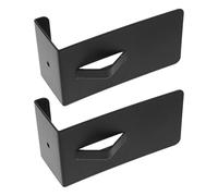 Kisangel Door Lock Box Hook and Weatherproof Durability for Key Storage 2pcs Lock Box, Black Iron Door Mount Hook with Enhanced Security for Home Use
