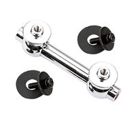 Kisangel Double End Snare Drum Lug Replacement Durable Drum Accessories Silver for Performance and Easy Installation