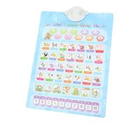 Kisangel Double Sided Electronic Sound Alphabet Poster for Arabic and English Phonics Chart Chart Educational for Early Language Development and Pronunciation Practice