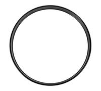 Kisangel Drum Hoop Drum Ring Percussion Instrument Components Iron Black Modern Sophisticated Design Enhanced Sound Quality Versatile Use for Recording Studios and Band Performances