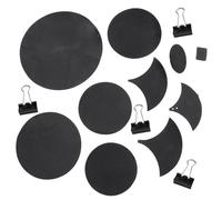 Kisangel Drum Mute Pads Black Sponge Drum Dampeners for Quiet Practice Silencing and Noise Reduction