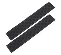 Kisangel Drumstick Sleeve Non-Slip Covers Black Irradiation Cross-Linked Polyethylene Material Repeatable Water Washing and Skid Attenuation for Drum Players Practicing