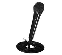 Kisangel Dynamic Handheld Microphone with High-fidelity Recording and Simple Operation Plastic Wired Microphone for Karaoke and Live Streaming 6.5mm Connector