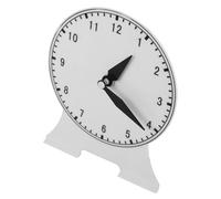 Kisangel Early Learning Clock Model for Non Moving Two Hand Teaching Prop Stable Tabletop Clock Model Φ Educational Tool for Telling Skills Development Random Color