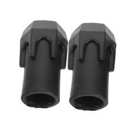 Kisangel Easy Install Electric Bike Pedal End Plugs Plastic Foot Peg Protector Cap Covers for Electric