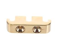 Kisangel Electric Bass String Retainer String with Mounting Screws Slip Gold Headstock for Bass Guitar Easy Installation Wide Compatibility with Various Models