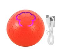Kisangel Electric Dog Ball for Medium and Large Dogs with 2 Play Modes, Automatic Rolling and Jumping, Rechargeable Interactive with Colourful Lights for Travel at Home Use