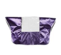 Kisangel Electric Scooter Rain Cover with Window, Dustproof Protective Cover for Scooter Control Panel, Protective Enclosure for Electric Vehicle Dashboard (Purple)